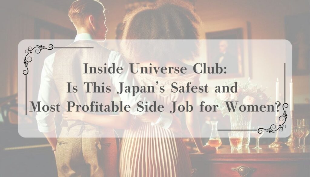 Inside Universe Club: Is This Japan’s Safest and Most Profitable Side Job for Women?